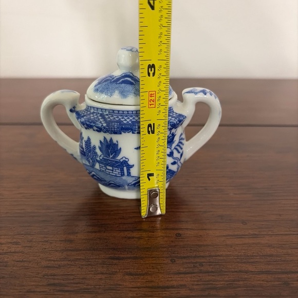 Blue Willow Print Porcelain Bowl Mini Decoration - Picture 6 of 9